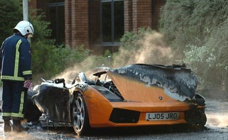 Wideo: Kolejne spalone Lambo