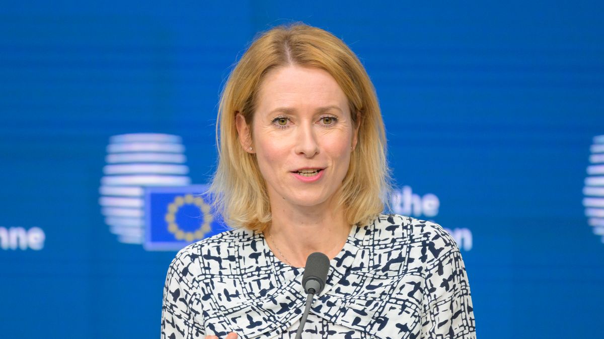 EU Commission Vice-President and High Representative for Foreign Affairs and Security Policy Kaja Kallas gives a press conference prior to the EU Foreign Affairs meeting. Ministers discuss the Russian aggression against Ukraine, and the Council discusses the latest developments in the Middle East, focusing on Gaza, Israel, and Iran, in Brussels, Belgium, on July 15, 2025. (Photo by Jonathan Raa/NurPhoto via Getty Images)