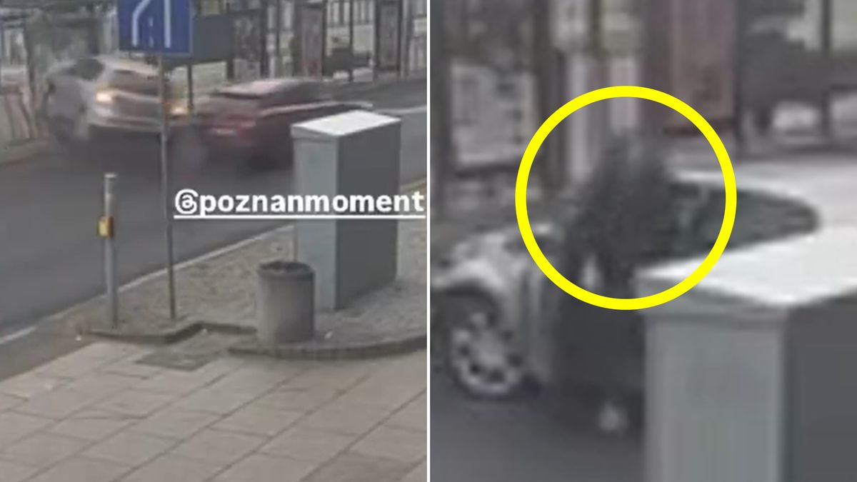 Groźne zdarzenie. Po wszystkim zamienili się miejscami.