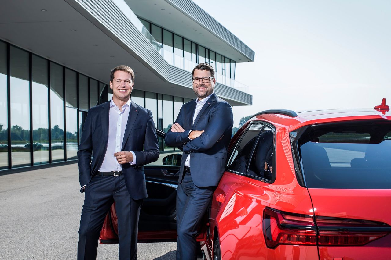 Julius Seebach i Oliver Hoffmann (fot. Audi Sport)