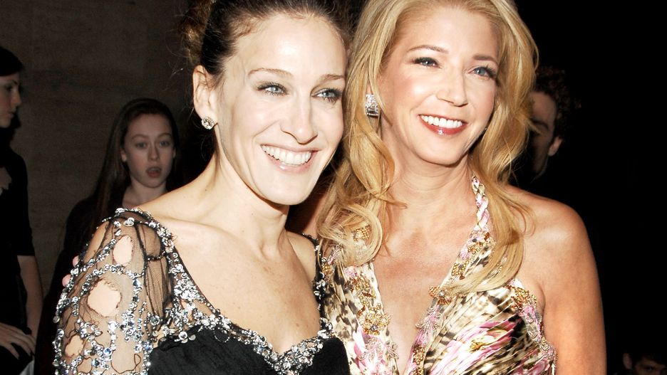Patrick McMullan ArchivesNEW YORK CITY, NY - NOVEMBER 25: Sarah Jessica Parker and Candace Bushnell attend NEW YORK CITY BALLET 2008 Opening Night Cocktail Reception at David H. Koch Theater on November 25, 2008 in New York City. (Photo by NICK HUNT /Patrick McMullan via Getty Images)Patrick McMullan