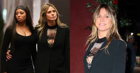 NATURALNA Heidi Klum w towarzystwie dzieci przechadza się po Nowym Jorku. Fajna z nich rodzinka?