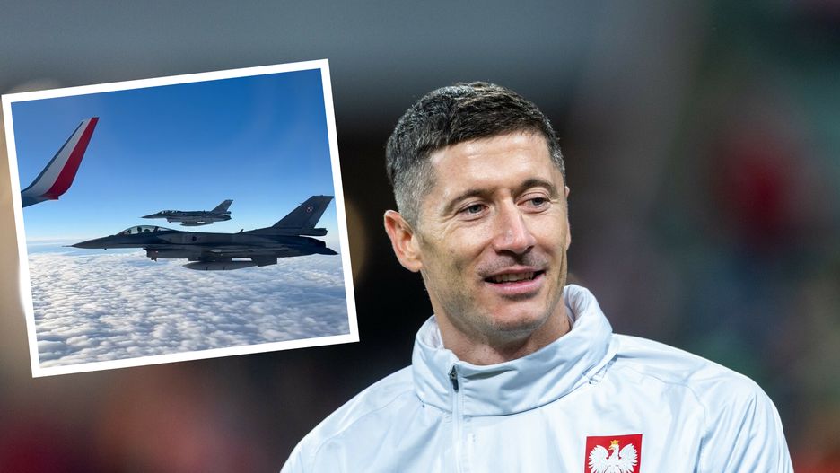 F-16 eskortowały samolot reprezentacji Polski, lecący do Kataru