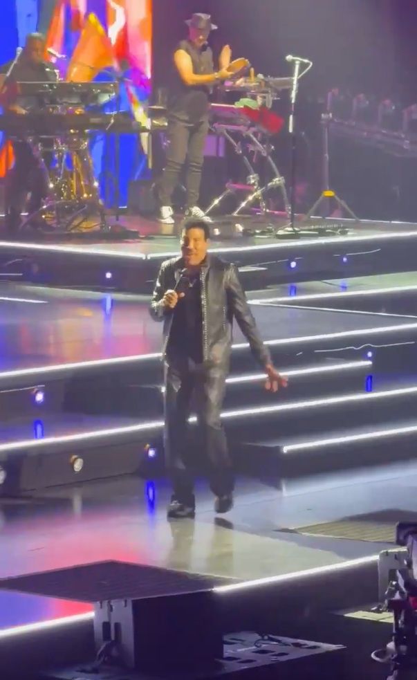 Lionel Richie podczas koncertu w Saint Paul