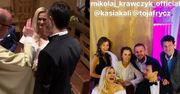 Dumny Mikołaj Krawczyk wymienia sławnych gości, którzy pojawili się na jego ślubie: Antek Królikowski, Olga Frycz, Mateusz Banasiuk... (FOTO)