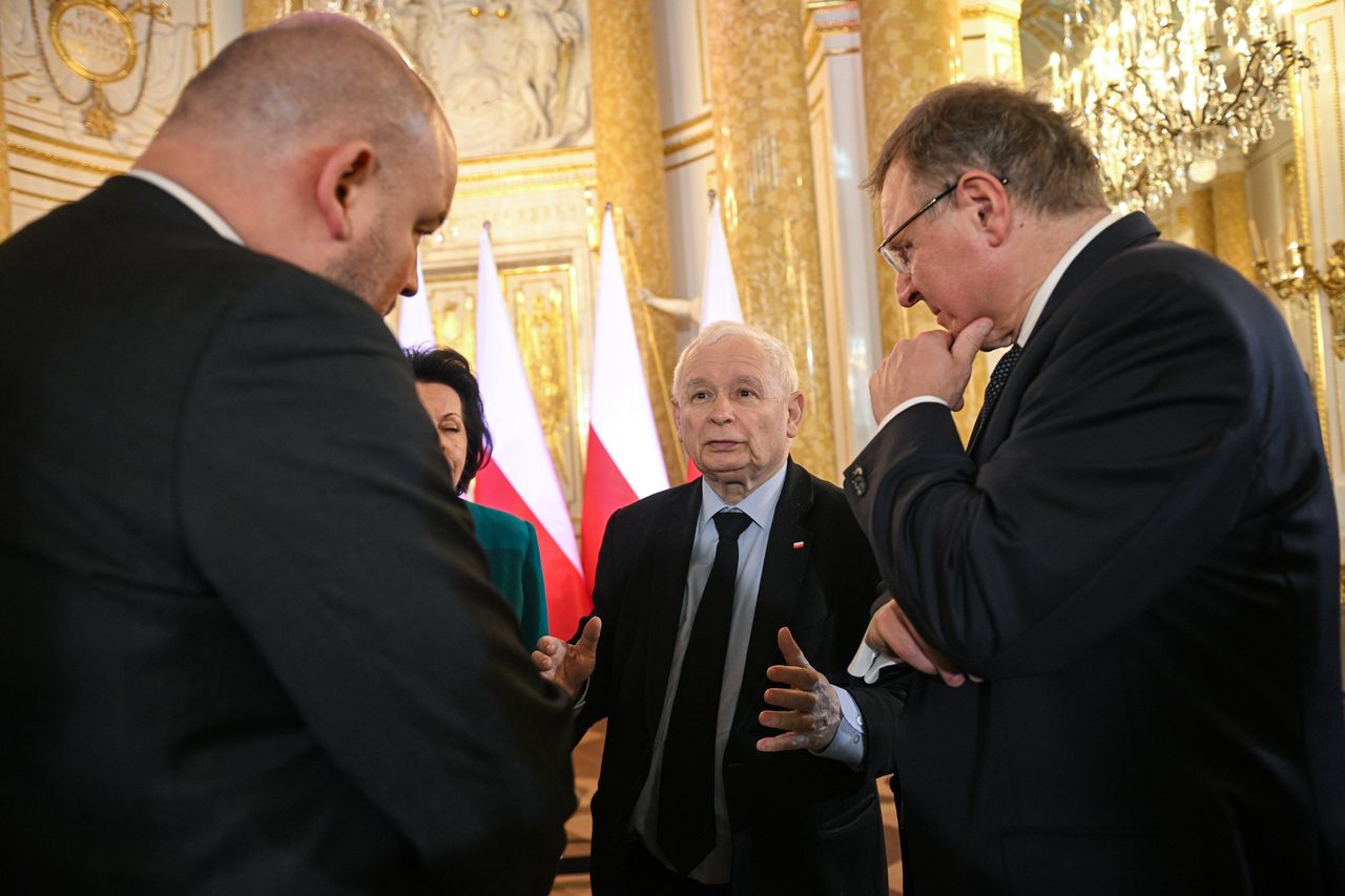 "Za chwilę skasuję mój wpis". Kurski prosto z "wigilii" u Kaczyńskiego