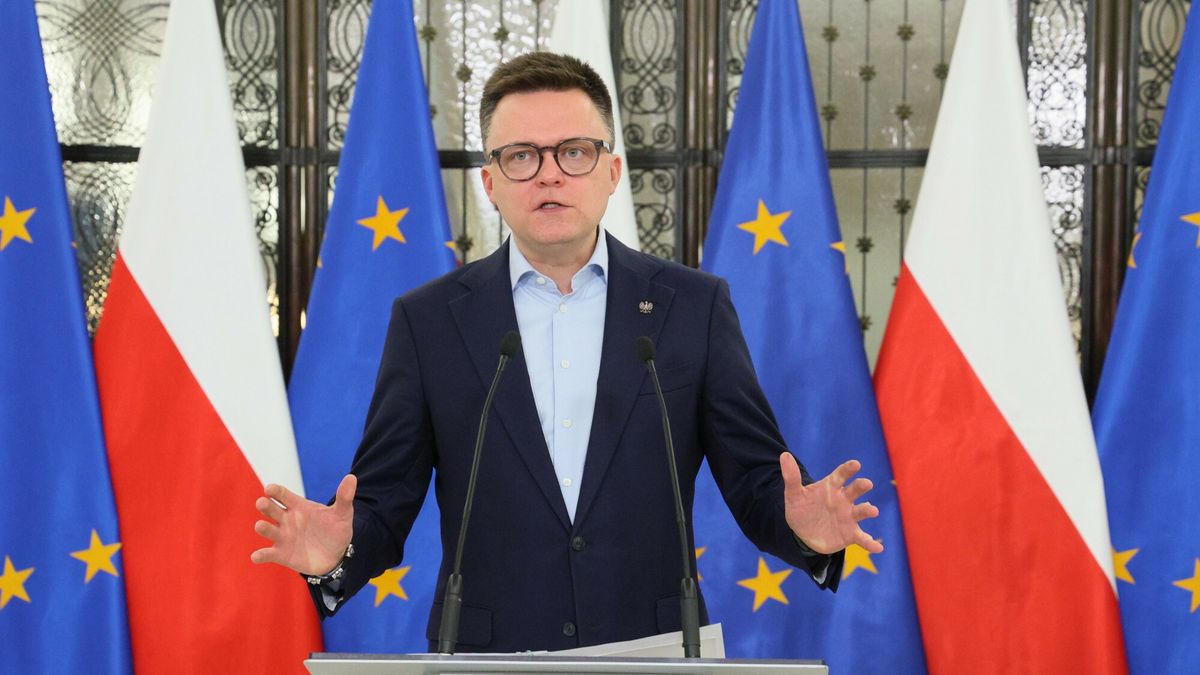 22. posiedzenie Sejmu X kadencji
Fot. Pawel Wodzynski/East News, Warszawa, 27.11.2024. Cd. 22. posiedzenia Sejmu X kadencji.
N/z: konferencja prasowa marszalka Sejmu Szymona Holowni
Pawel Wodzynski