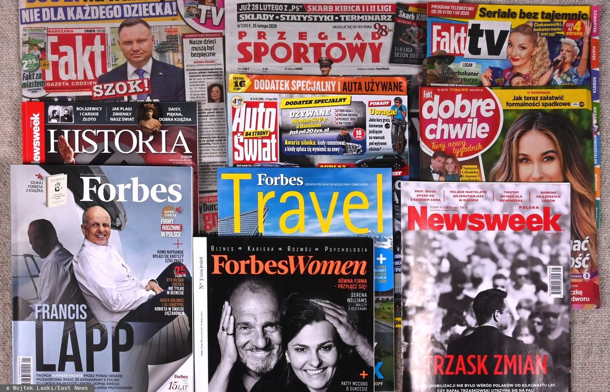 Polskie czasopisma wydawane przez wydawnictwo Ringier Axel Springer Polska, będące częścią zagranicznego holdingu Ringier Axel Springer Media AG.