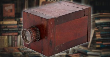 To może być najstarszy aparat, jaki trafił do sprzedaży. Pochodzi z około 1840 roku!