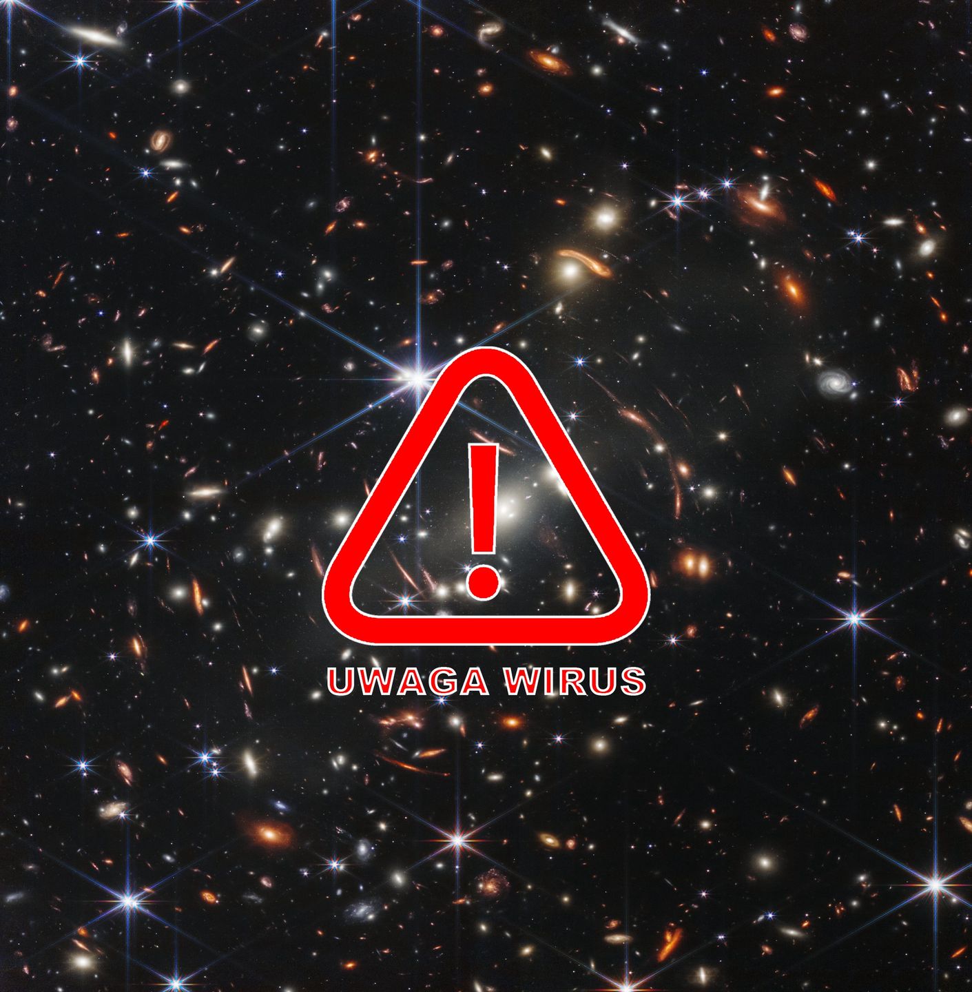 Pierwsze zdjęcie z JWST zostało zainfekowane wirusem. Uważaj na mail.