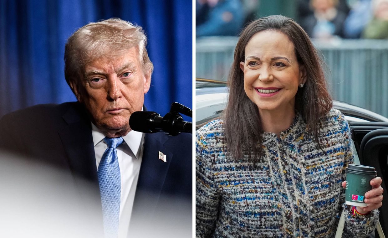 wiadomości,aktualności,WP Wiadomości Trump spotka się z Machado. Wyklucza na razie wybory w Wenezueli