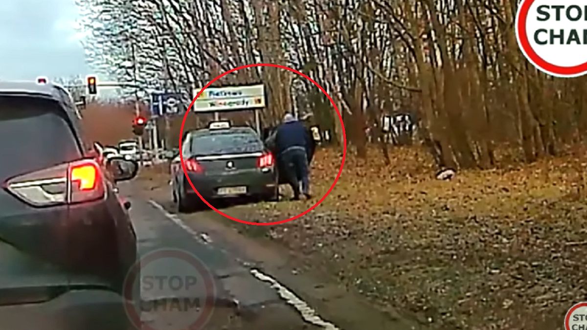 Niecodzienny koniec podróży taksówką. Tak zachował się kierowca.