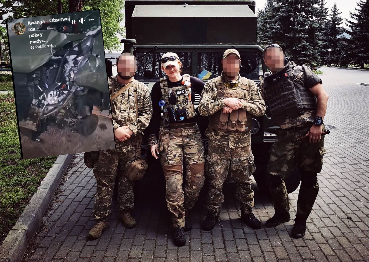 Polscy medycy ranni w Ukrainie. Staranował ich pojazd wojskowy