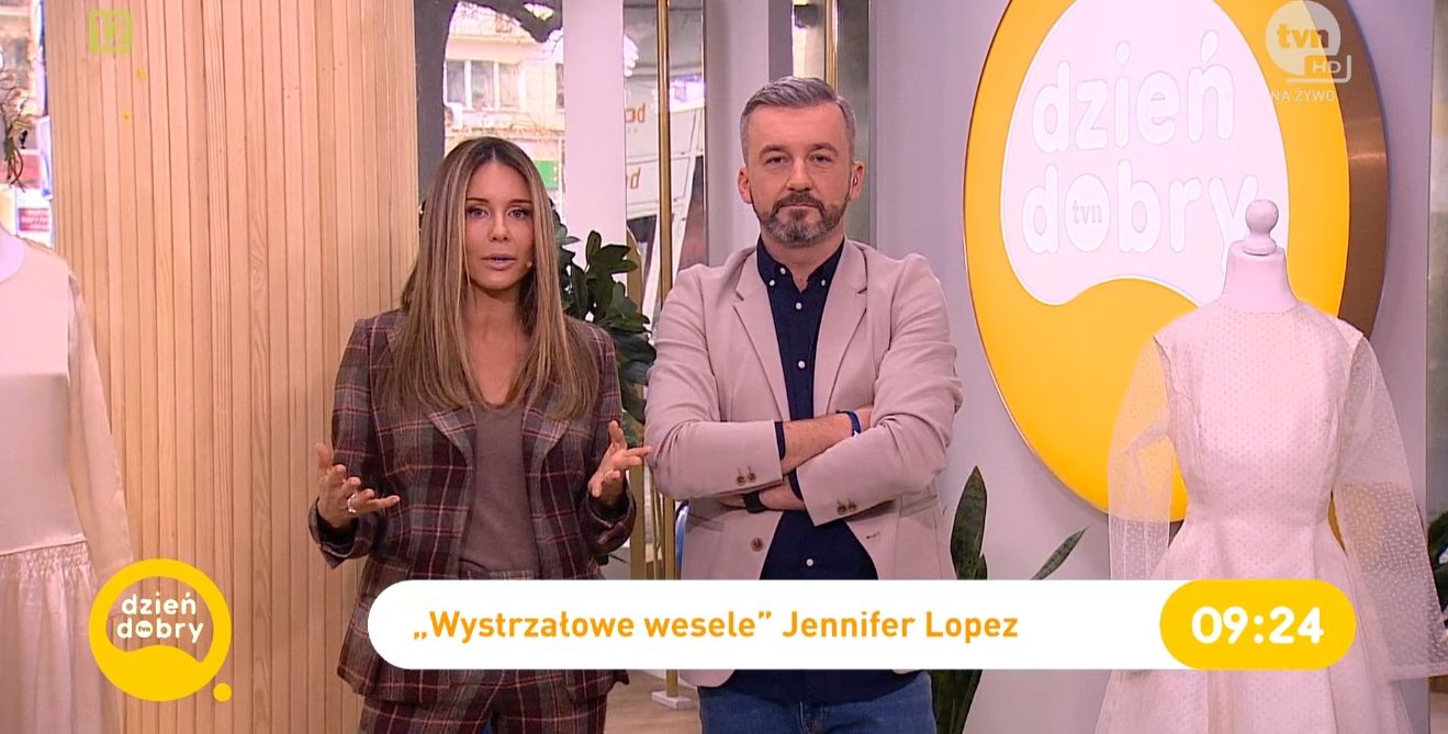 Małgorzata Rozenek i Krzysztof Skórzyński w "Dzień dobry TVN"
