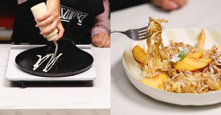 Ekspresowy makaron z butelki. Zrobisz go na patelni