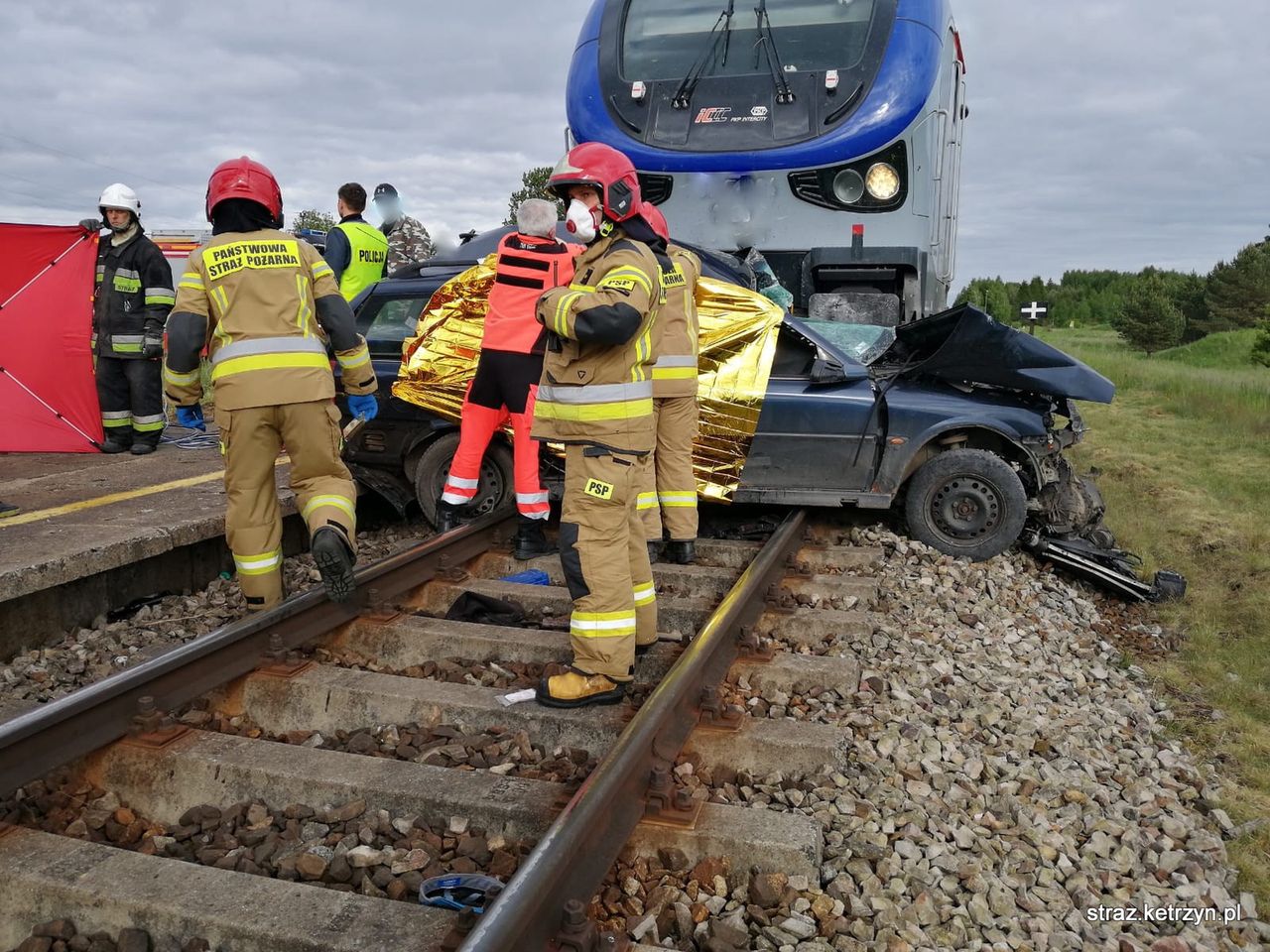 Tragedia pod Kętrzynem. Przeżył tylko 11-latek. Jest w ciężkim stanie