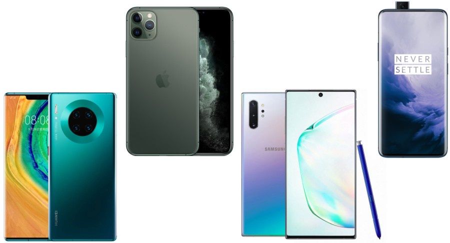 Huawei Mate 30 Pro vs Galaxy Note 10+ vs OnePlus 7 Pro vs iPhone 11 Pro Max
