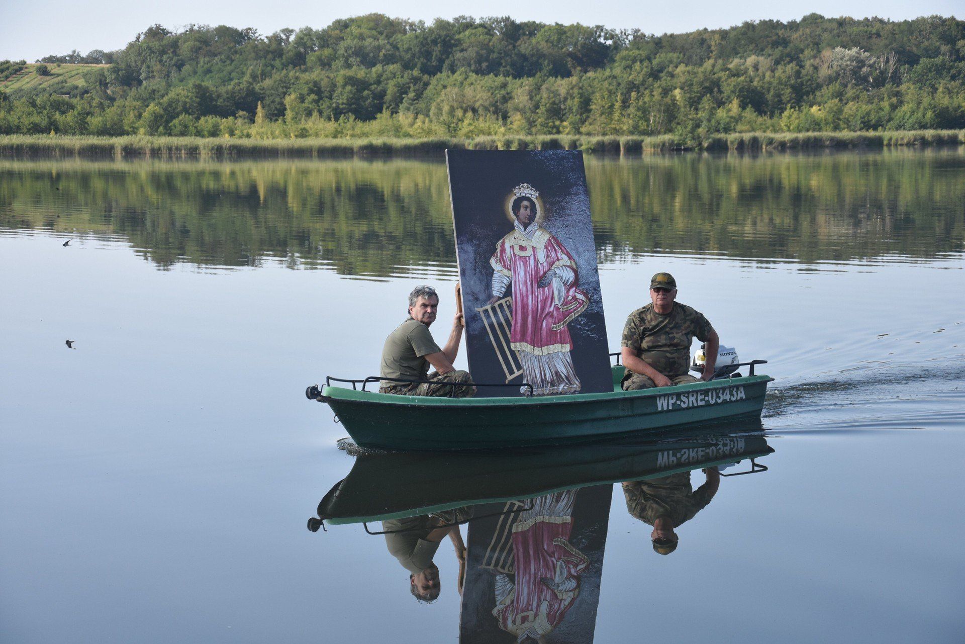 Powitanie obrazu św. Wawrzyńca w Dolsku. Tak rozpoczęto uroczystości odpustowe ku czci patrona kościoła na Podrzekcie [film, zdjęcia]