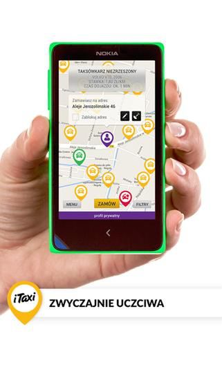 iTaxi w wersji na Windows Phone