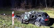 Pow. sulęciński: Tragiczny finał zderzenia. W wypadku zginął kierowca osobówki