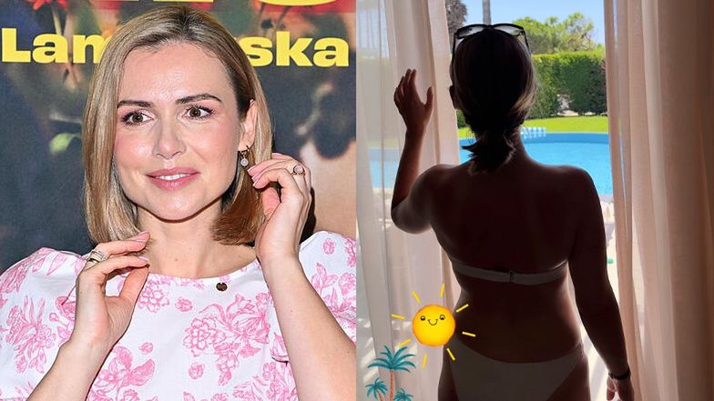 Marta Żmuda Trzebiatowska pozuje w bikini