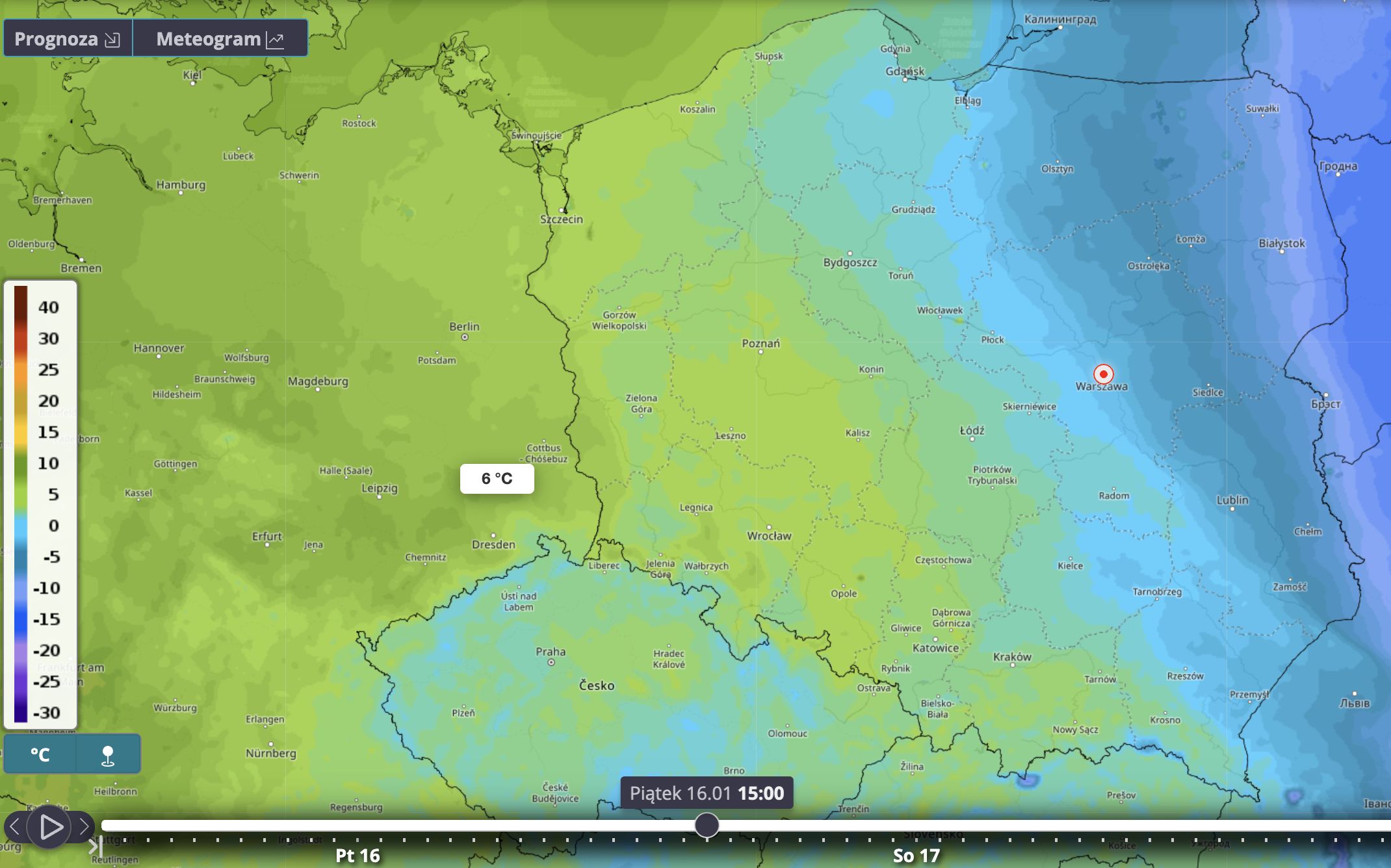 Prognoza pogody na piątek 