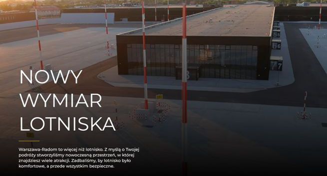 W czwartek oficjalne otwarcie lotniska Warszawa-Radom