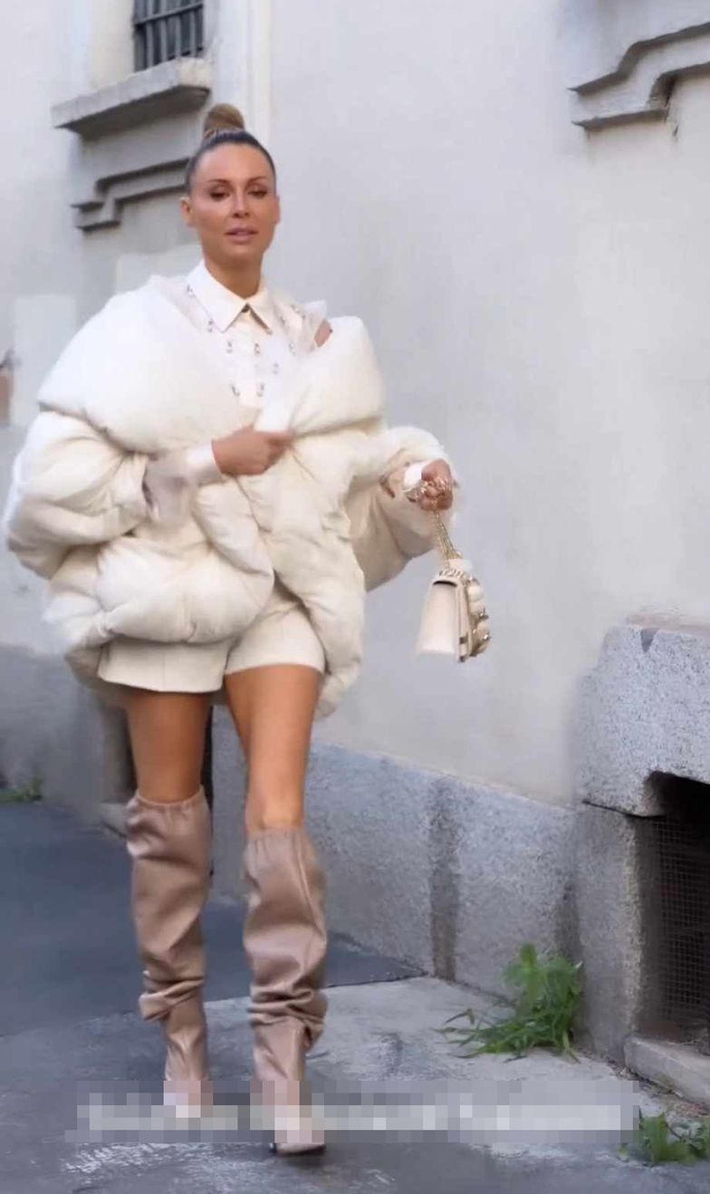 Małgorzata Rozenek na Fashion Weeku w Mediolanie