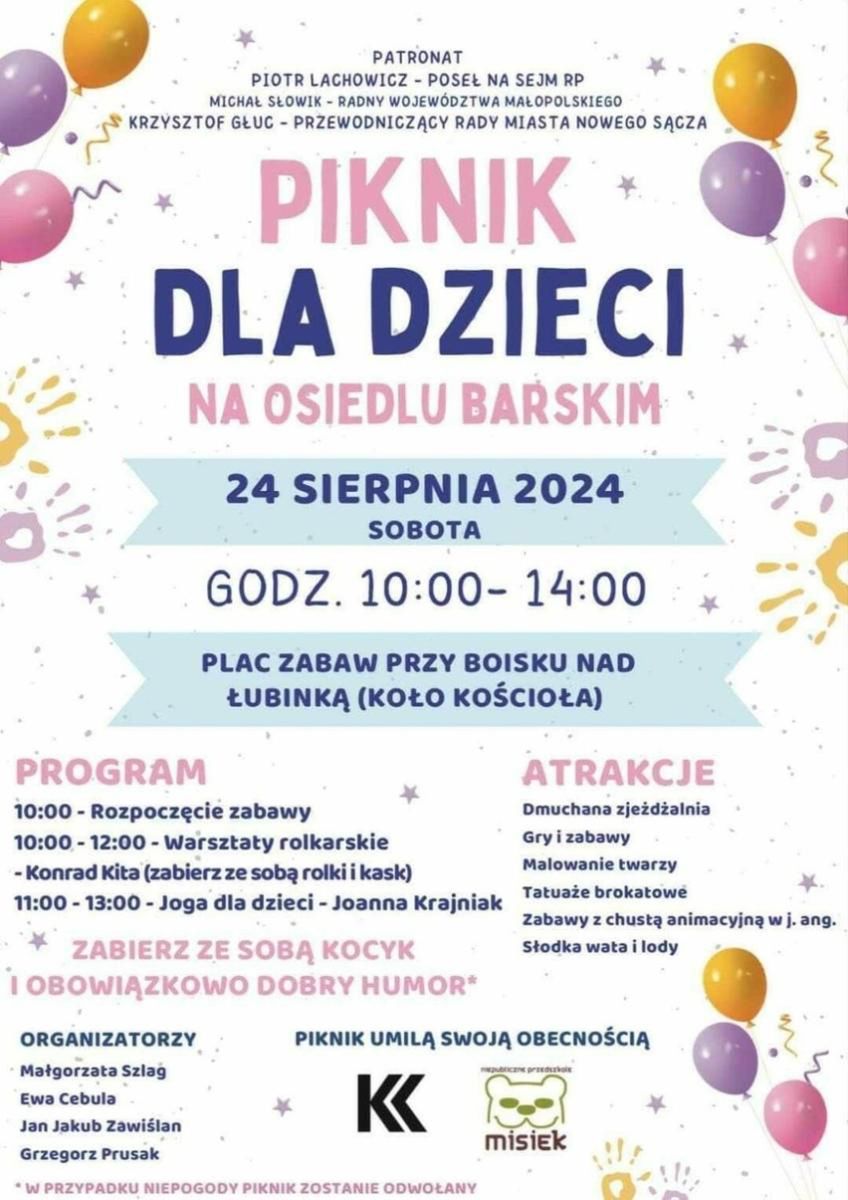 Plakat pikniku, który wywołał kontrowersje