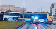 Słupsk: Wypadek autobusu MZK. Kierowca i pasażerka w szpitalu
