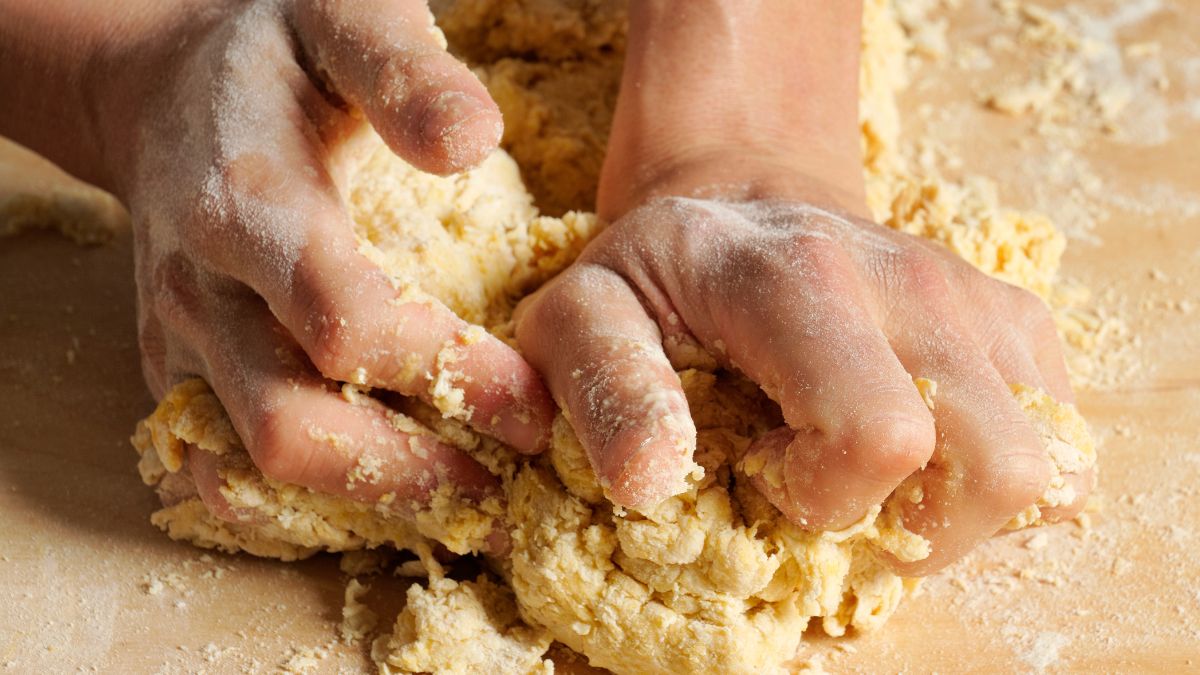 Ciasto kruche na szarlotkę