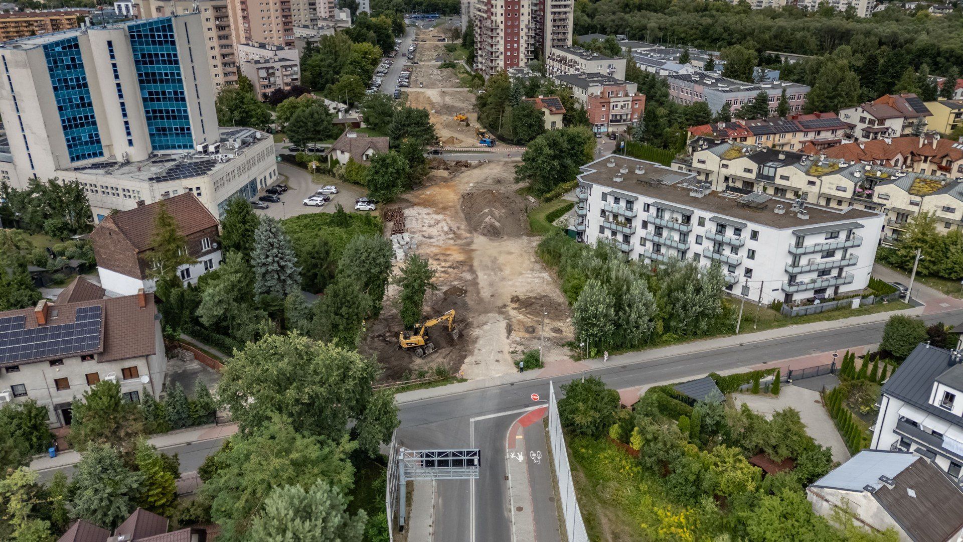 Budowa nowej prawie trzykilometrowej ulicy 8 Pułku Ułanów na krakowskim Ruczaju