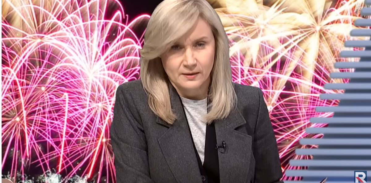 Jedną z twarzy sylwestrowej ramówki TV Republika była Katarzyna Gójska 