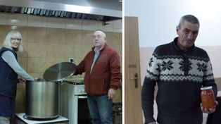 Głogów: Bezdomni, seniorzy, młodzi. Długa kolejka po ten jeden słoik ciepłej zupy