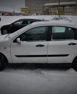 Łaziska Górne. Była holowana, i tak wpadła w poślizg