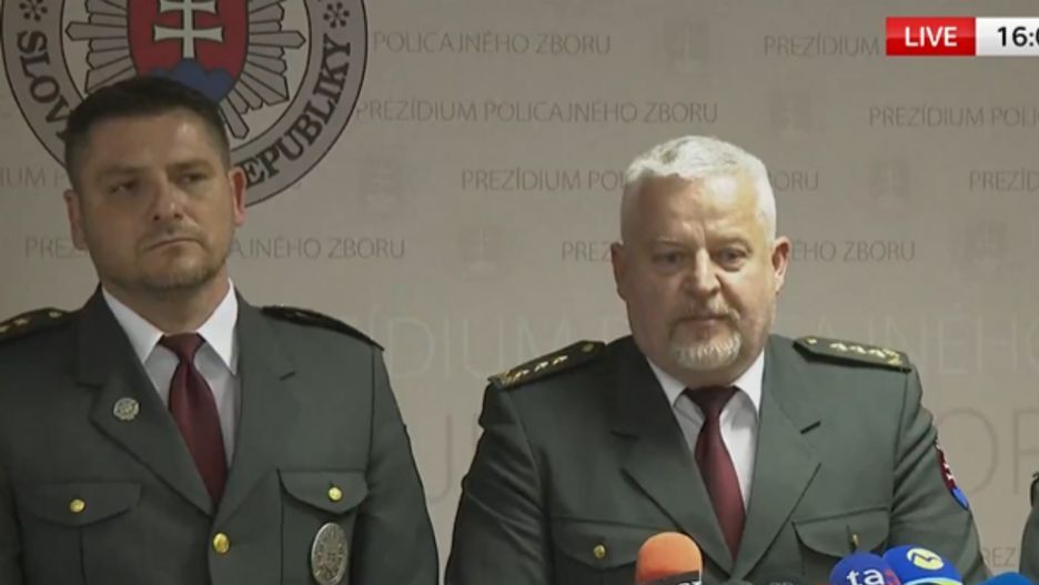Konferencja słowackiej policji