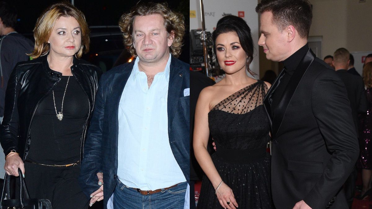 Małgorzata i Paweł Królikowski oraz Katarzyna Cichopek i Marcin