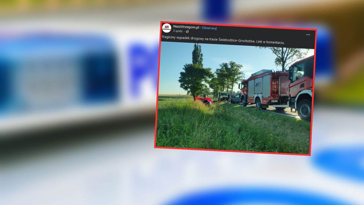 Wypadek na Dolnym Śląsku. Nie żyje mężczyzna