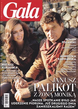 Palikot promuje żonę w "Gali" (FOTO)