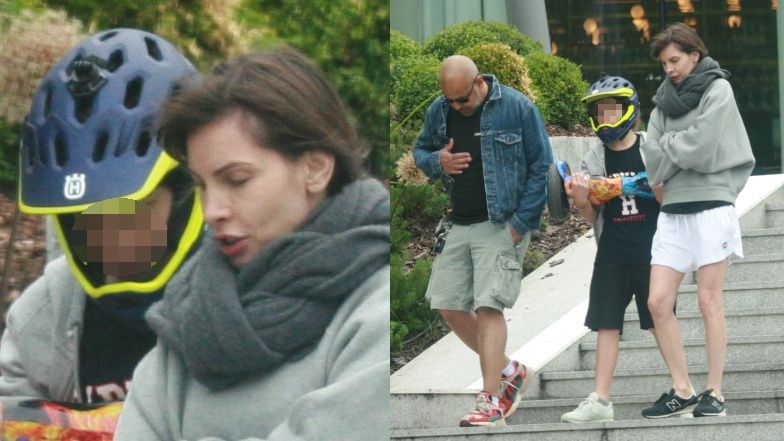 Agnieszka Dygant z rodziną