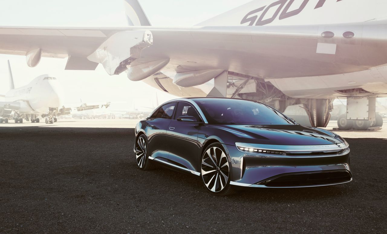 Lucid Air prezentuje się naprawdę dostojnie