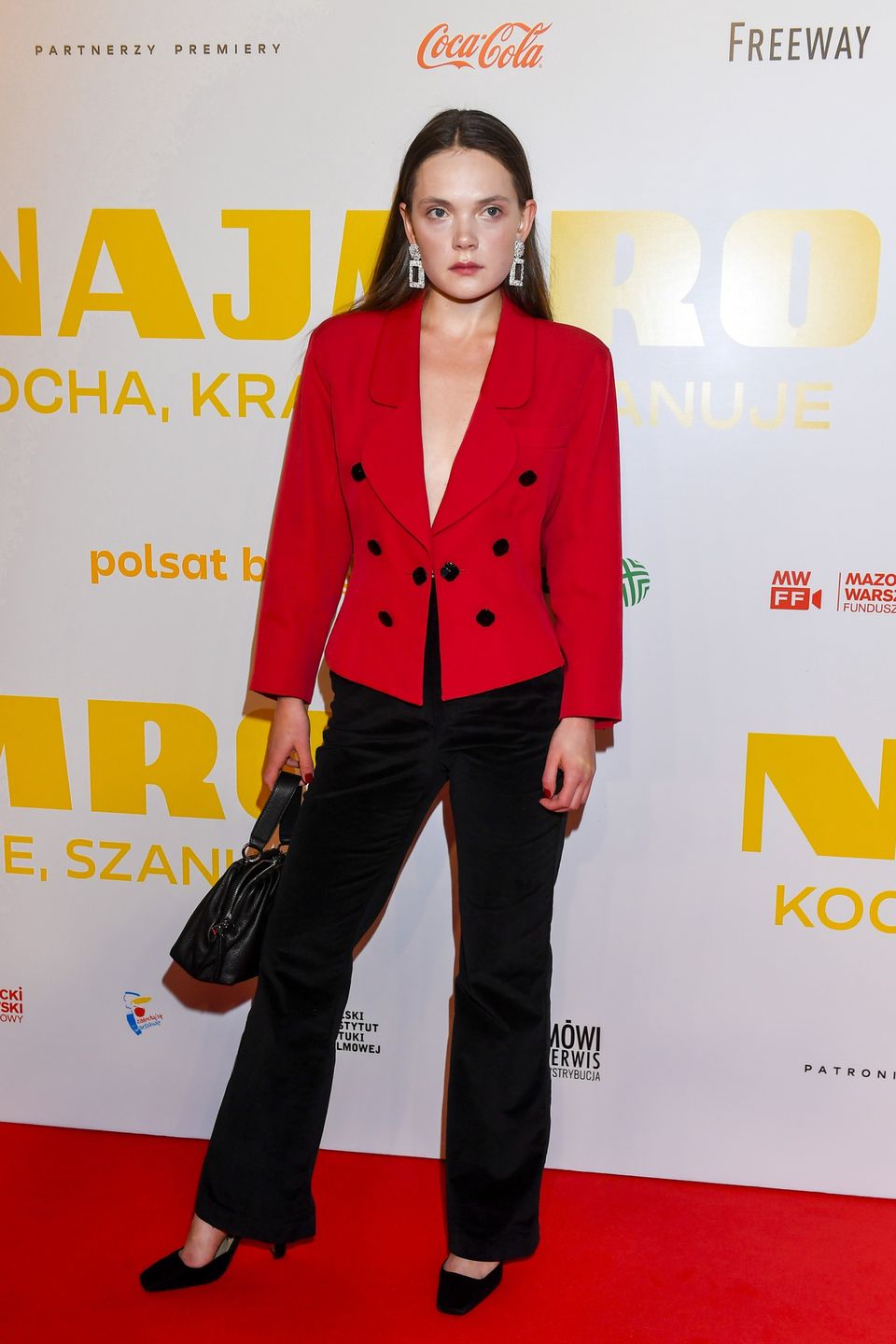 Sandra Drzymalska na premierze "Najmro" (AKPA)