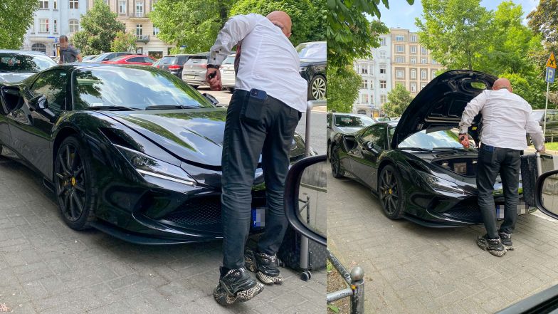 Patryk Vega w ferrari za ponad dwa miliony złotych