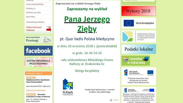 Wykład Jerzego Zięby