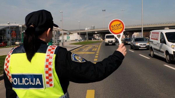 Kontrola policyjna w Chorwacji