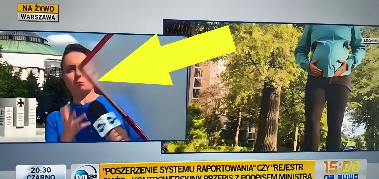 Wpadka w programie na żywo. Reporterka TVN24 nie kryła szoku