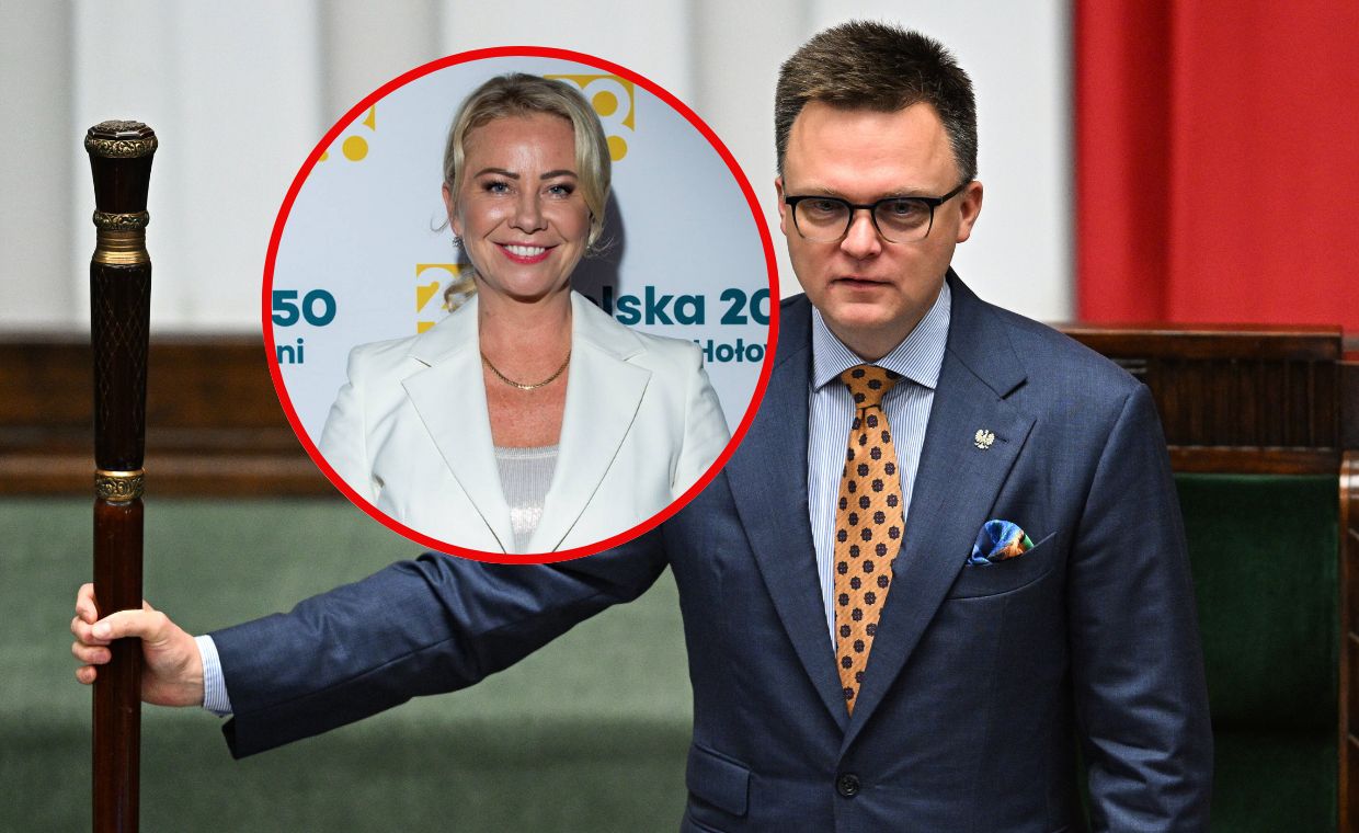 Izabela Bodnar i Szymon Hołownia