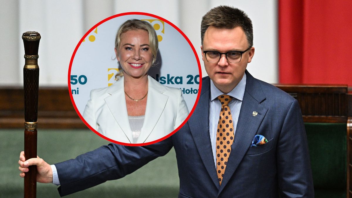 Izabela Bodnar i Szymon Hołownia