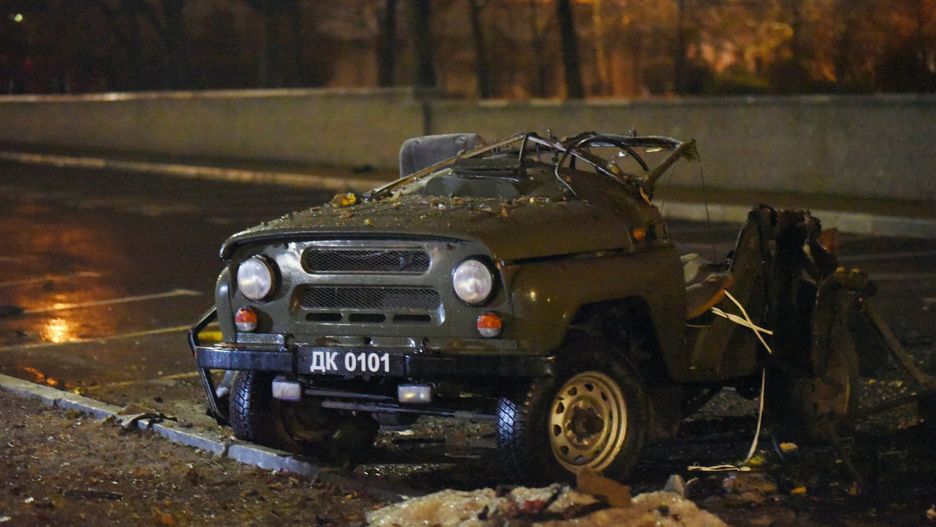 Eksplozja samochodu w centrum Doniecka. Należał do szefa miejscowej milicji