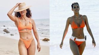 54-letnia Halle Berry zachwyca w pomarańczowym bikini, niczym w kultowej scenie ze "Śmierć nadejdzie jutro" (FOTO)